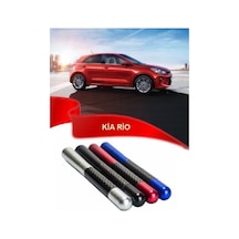 Ckmarket Kia Rio Uyumlu Karbon Desenli Çubuk Metal Radyo Anteni
