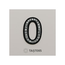 Taşlı Ütülenebilen Veya Sticker Olarak Kullanılabilen 6cm ''0'' Sayısı