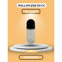 10 Adet 50 Cc Boş Roll-on Şişe