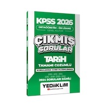 2026 Kpss Ortaöğretim Önlisans Tarih Konularına Göre Çıkmış Sorular Yediiklim Yayınları