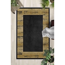Kaymaz Taban Yıkanabilir Halı Mutfak, Salon, Yatak Odası İçin Modern Dijital Baskı Halı Slnhalı 1 - 0055 Çok Renkli