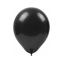 Pastel Siyah Balon 12'Li