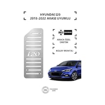 A&g Tuning Hyundai İ20 2018-2022 Arası Ayak Dinlendirme Pedalı Krom Ayak Dayama Pedalı Kgagpedal000026