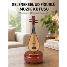 Enstrüman  Şeklinde Müzik Kutusu Lüt Tasarım Melodious Music Najmaddin