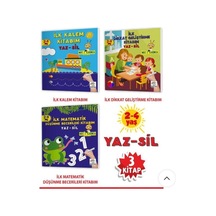 Mucit Karınca Serisi Yaz-Sil Kitapla Evde Etkinlik Seti 2-4 Yaş