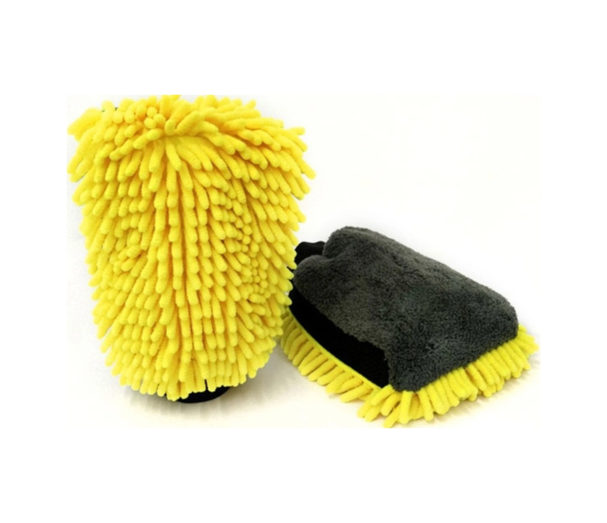 Araba Oto Yıkama Temizlik Eldiveni Süngeri Peluş Büyük Boy Çift Yüzeyli 22x19cm Oto Aksesuarcım