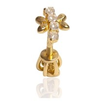 14 Ayar Altın Piercing Tragus Küpe 25114-t021