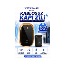 Kablosuz Kapı Zili 100 Metre Çekim Mesafeli Priz Tipi Kapı Zili Pil Dahil 36 Melodili Güçlü Ses