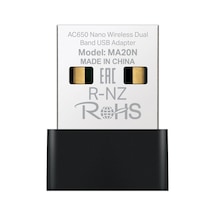 Tp-lınk Mercusys Ma20n Ac650 Nano 2.4ghz,5ghz Wi-fi Usb Adapter