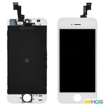 Apple iPhone 5s Uyumlu Aaa Kalite Lcd+dokunmatik+çıtalı Beyaz Sn808573