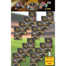 Panini Club World Cup 25 Futbolcu Kartları - 16 Lı Paket 96 Kart