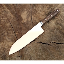 Santoku Şef bıçağı Profesyonel  Japon Santoku HGSANT95 Kahverengi