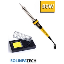 Solinpatech 80w Profesyonel Yüksek Isı Gücüne Sahip Resistörlü Kalem Havya Ve Stand Lehim Makinesi