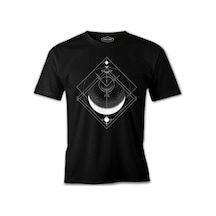 Ay Üçgeni Siyah Erkek Tshirt