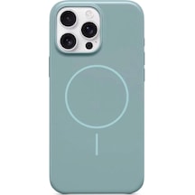 Apple Uyumlu iPhone 13 Mermer Premium Kılıf Turkuaz