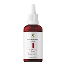 Kırmızı Peeling Serum, Aha%10 + Bha%2 + E Vitamini%1, Akne Karşıtı Ve Onarıcı, 30 Ml