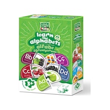 Eğitici Resimli Kartlar Ile Alfabe Öğreniyorum Puzzle Seti 128 Pa