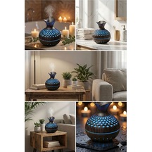 Premium Ahşap Desenli Ultrasonik Aromaterapi Difüzör & Hava Nemlendirici