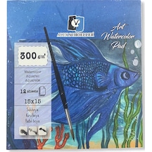 Alex Schoeller Art Sulu Boya Defteri 15x15 300 G 12 Yaprak Alx-8