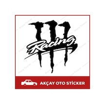 Racing Monster Pençe Sticker Racing Oto Sticker Araba Sticker