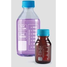 Şeffaf Cam Şişe Boro. 3.3 Otoklavlanabilir 2000 Ml