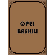 Cihan Oto Paspas Kağıdı Opel Amblem Baskılı 100 Adet 35x50 135gr