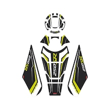 GP Kompozit  CF Moto 250 SR 2020-2024 Uyumlu Tank Pad Seti Sarı