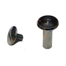 Cilt Menü, Katalog, Kartela Vidası, 13mm - Nikel, 100 Adet Çok Renkli