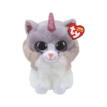 Ty Beanie Boos Peluş Unicorn Kedi Asher 22 Cm Gri