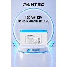 Pantec 150ah 12v Nano Karbon Jel Akü
