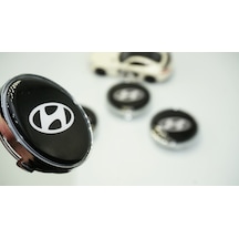Hyundai Jant Göbeği Gümüş Kapak Seti 60mm
