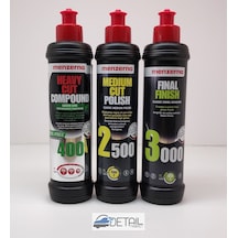 Menzerna Yeşil 400 2500 3000 Pasta Hare Boya Koruma Seti 250 ML