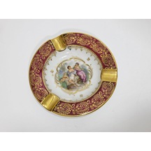 Limoges Minyatür Desen Porselen Küllük 11,50cm