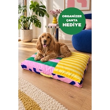 Kedi Ve Köpek Yatağı Çıkarılabilir Ve Yıkanabilir Kılıflı Organizer Çanta Hediyeli