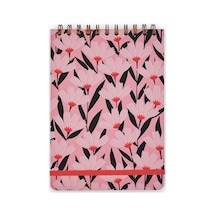 A5 Spiralli Modern Floral - Vivid Tropics Çok Renkli