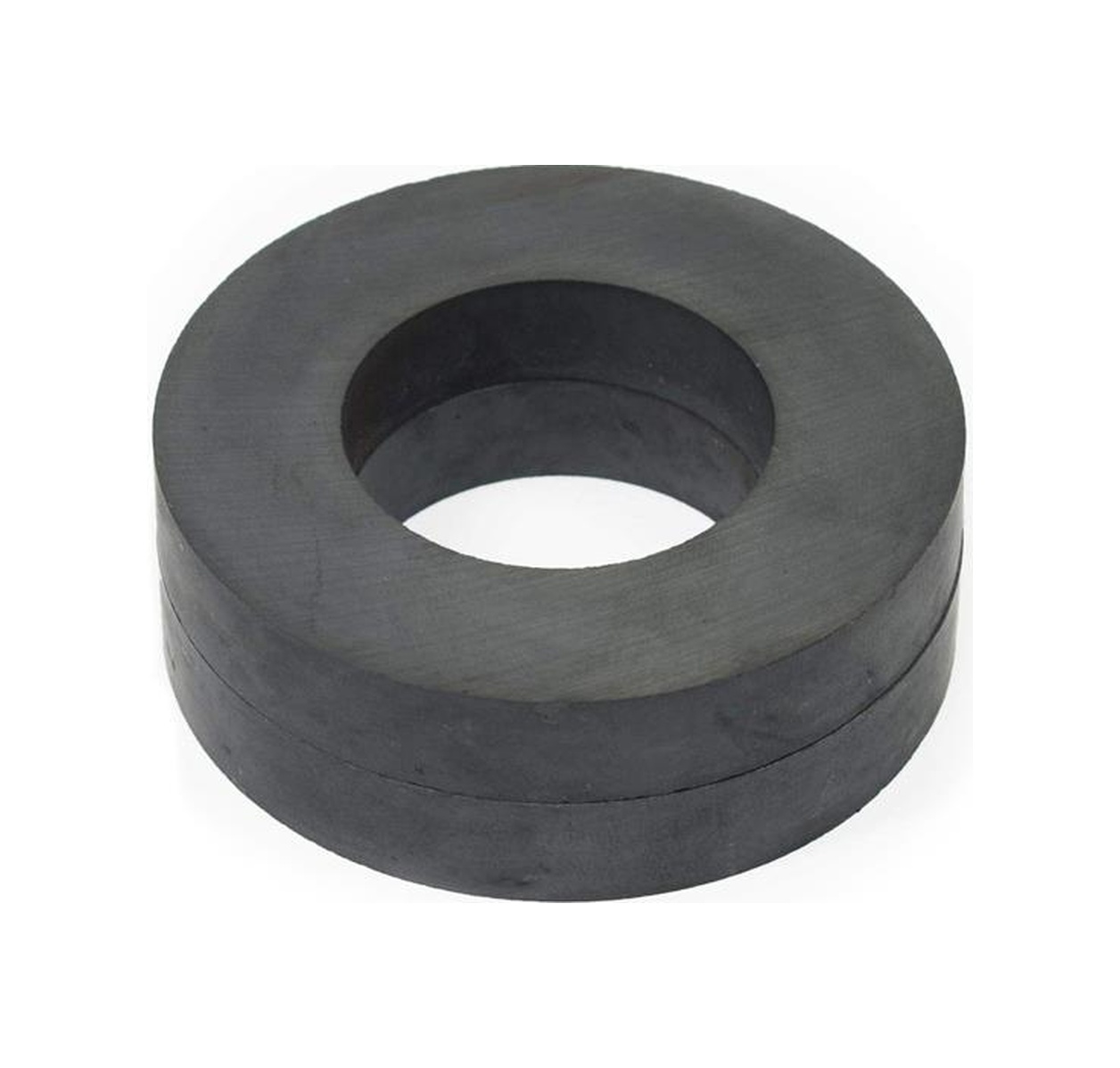 Y35 Kalite Ferrit Kömür Delikli Halka Mıknatıs - 100x60x15 Mm