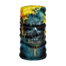Bebo Store Skull-161 Extreme Spor Motor Ve Bisiklet Kullananlara Özel Desenli Buff Boyunluk Bandana Balaklava Skull-161 Çok Renkli