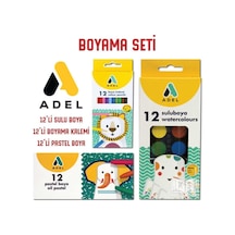 3'lü Süper Boyama Seti