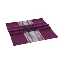 Beyaz Zemin Arka Plan Baskılı Runner Servis 40x150 Cm Diğer