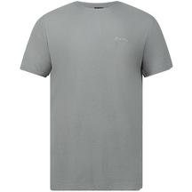 2as Kalei Sıfır Yaka T-shirt Antrasit 001