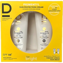 Dermoskin Be Bright Pigmentyl Güneş Koruyucu Krem SPF50+ 2 x 75 ML