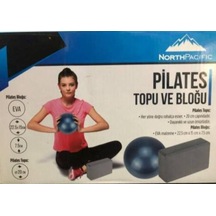 20 CM Pilates Topu ve Blogu Basınca Darbelere Patlamaya Dayanıklı