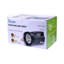 Profesyonel Avcı Feneri 30 W Gücünde Wt 402 Siyah