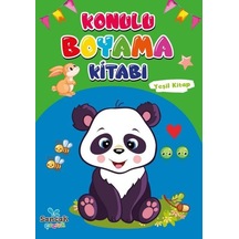 Konulu Boyama Kitabı - Yeşil Kitap- Sancak Çocuk