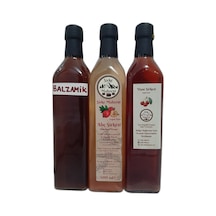 Sirke Mahzeni Balzamik + Alıç + Vişne Sirkesi 3 x 500 ML