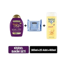 OGX Dolgunlaştırıcı Biotin Sülfatsız Şampuan 385ml+Neutrogena Deep Clean 25'li+ Duş Jeli 400 ML