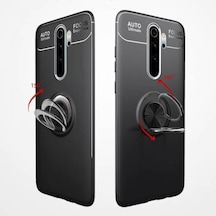 Xiaomi Redmi Note 8 Pro Kilif Yüzüklü Tam Korumali Silikon Kapak 403971346