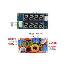 Devremarkt Xl4015 Ayarlanabilir Voltaj Ve Akım Kontröllü Güç Kaynağı Voltmetre Ampermetre Göstergeli Step-down