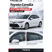 Plus Toyota Corolla Cross Suv 2022 Sonrası Uyumlu Mügen Cam Rüzgarlığı 4'lü
