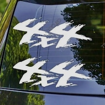 4x4 Off Road Sticker Yapıştırma 2 Adet 4x4 Off Road Sticker Yapıştırma 2 Adet